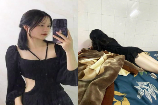 Bắn ngập cái bím dâm của em