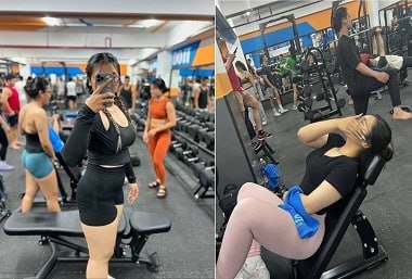 Chịch nhau sung sướng với em Gymer